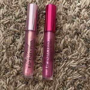 Too Faced Lip Injection Maximum Plump Duo - Shimmering Pink and Fuchsia